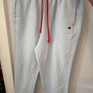 Women's Kerri Rosenthal Blue Sweatpants, S, Rare!